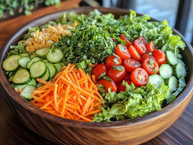 Tasty Raw Vegan Salads