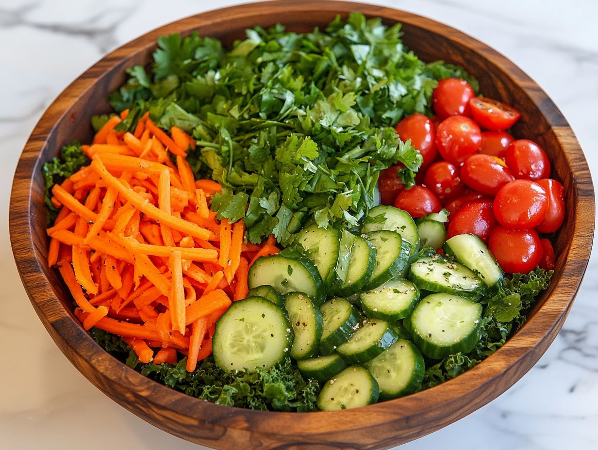 Tips for Creating Your Own Raw Vegan Salad