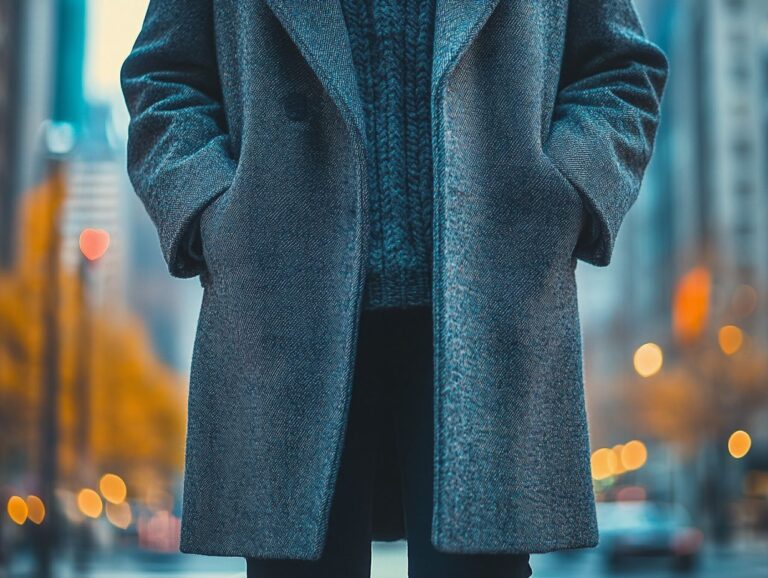 Stylish and Sustainable Wool Coat for Cold Weather