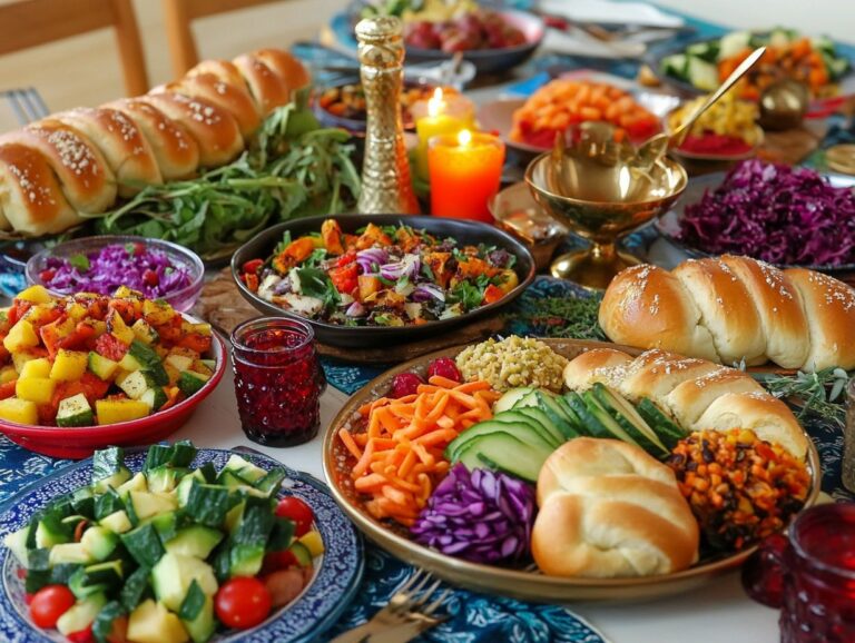 Festive Vegan Rosh Hashanah Dishes