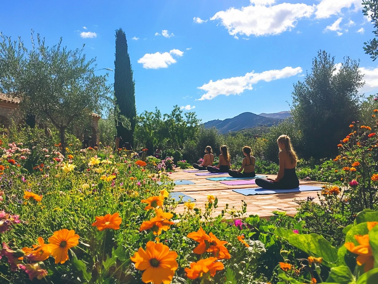 1. Yoga and Veganism Retreats