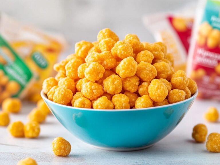 Crunchy Organic Chickpea Puffs for a Healthy Snack