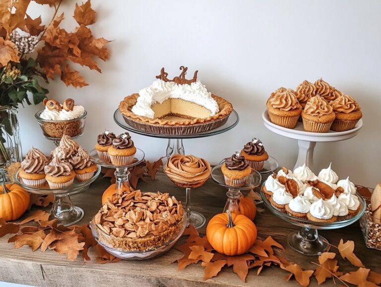 Autumn Vegan Pumpkin Desserts