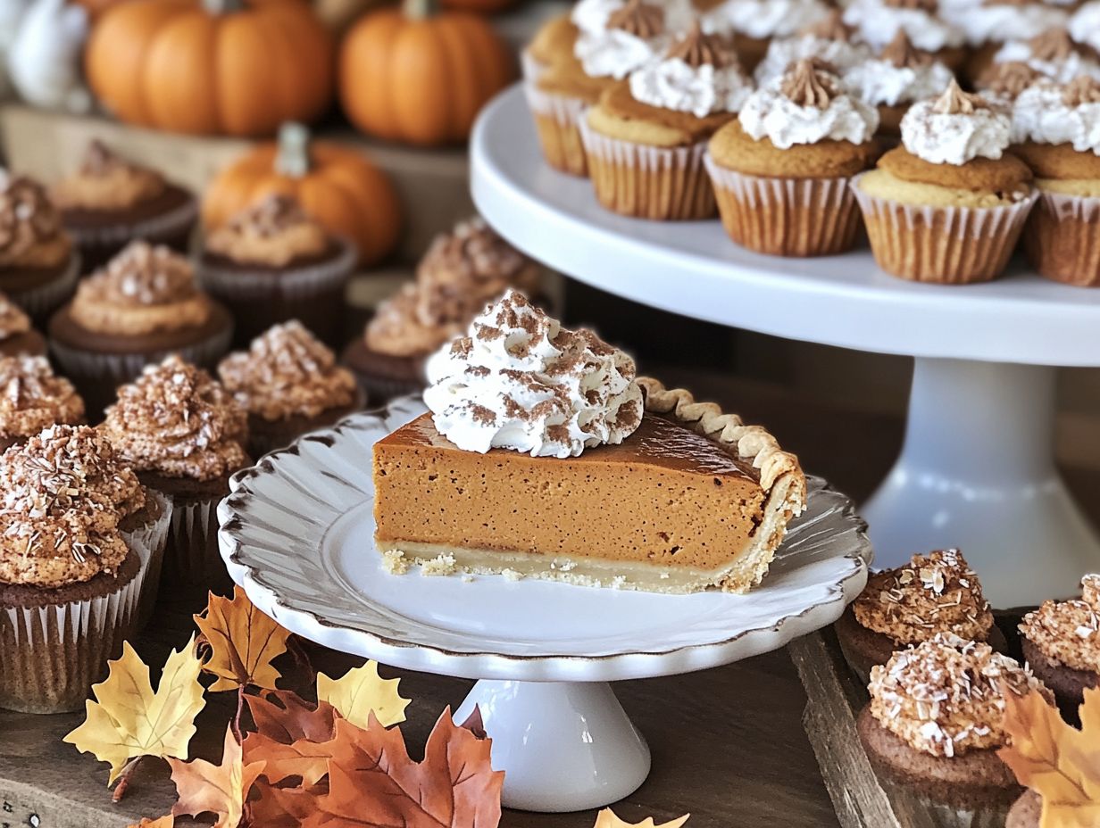 Pumpkin Caramel Tart