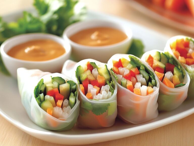 Light and Healthy Vegan Spring Rolls